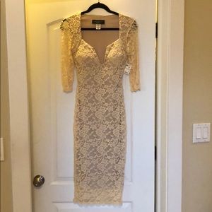 Akira Black Label Raven Lace Dress Small